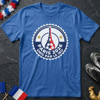 Paris 2026 Unis Par le Jeu Tour Eiffel Badge T-Shirt Coupe du Monde
