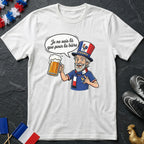 Je Ne Suis Là Que Pour La Bière France Fan Humour T-Shirt Coupe du Monde