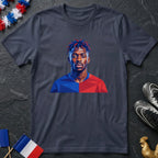 Ousmane Dembélé Portrait Low Poly T-Shirt Coupe du Monde