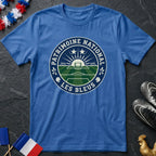 Patrimoine National Les Bleus Stade Terrain Badge T-Shirt Coupe du Monde