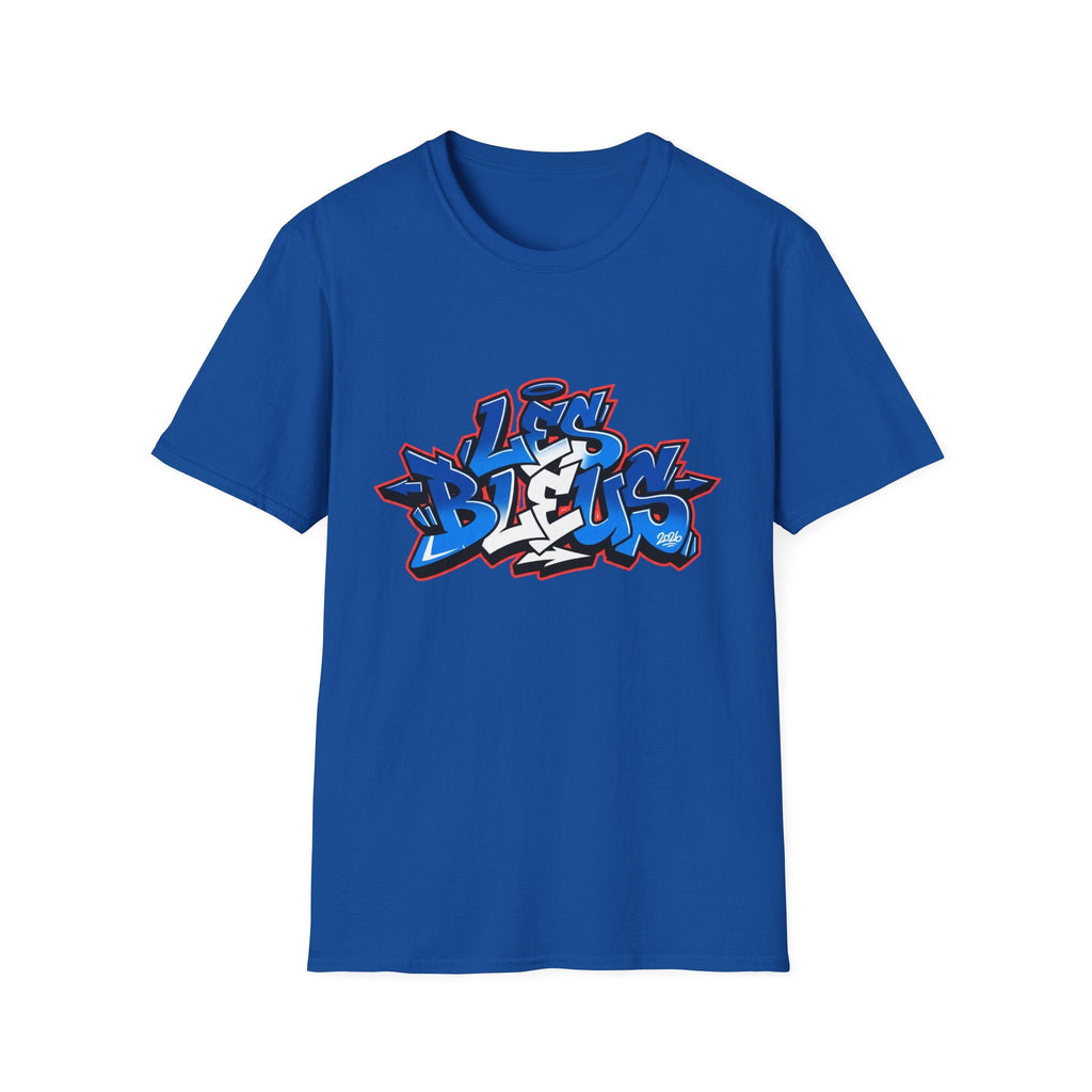Hülle Frankreich weiß blau T-Shirt Coupe du Monde